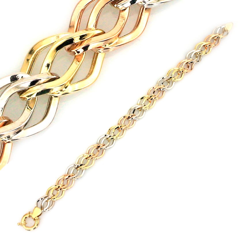 Günlük Spor Altın Künye Bileklik (14 Ayar) Modelleri ve Fiyatları