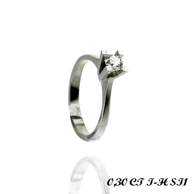 kuyumcunuznet - 0.30 CT İkinci El Pırlanta Tektaş Yüzük