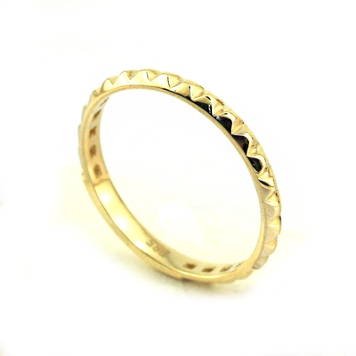 Altın Tasarım Eklem Yüzüğü (14 Ayar)